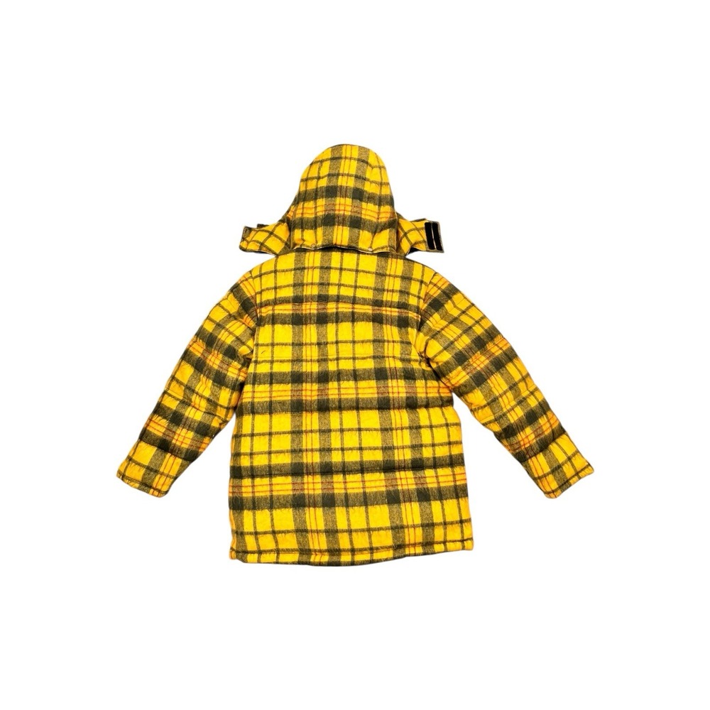 TNF The North Face‎ Brown Label Heritage Plaid Down Parka M - Picture 2 of 6